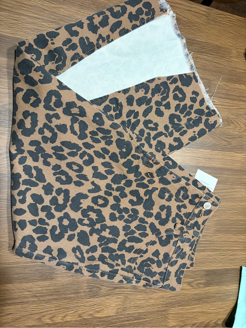 Women’s Leopard Print Brown & Black skirt with slit